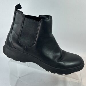 Vionic Evergreen Womens Size 8M Black Outdoor Leather Chelsea Orthotic Boots